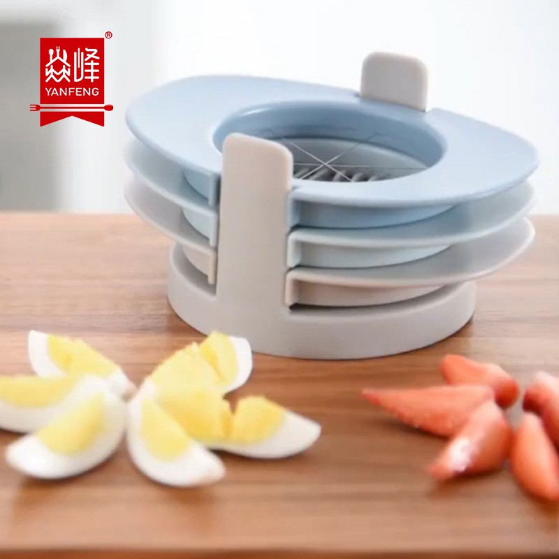 3 In 1 Manual Vegetable Chopper Cutter Slicer Kitchen Gadgets Stainless Steel Fruit Egg Cutter Slicer