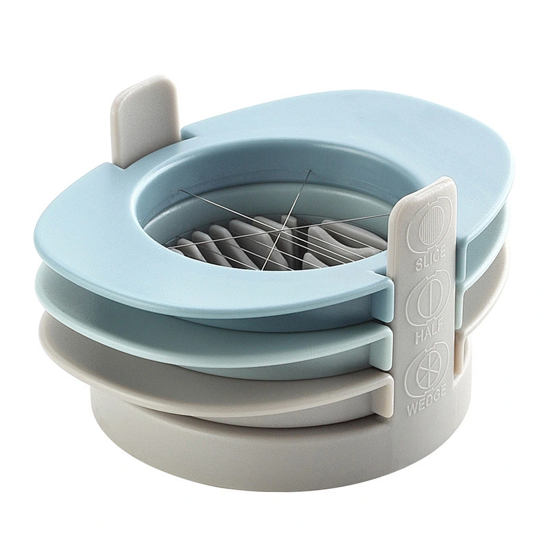 3 In 1 Manual Vegetable Chopper Cutter Slicer Kitchen Gadgets Stainless Steel Fruit Egg Cutter Slicer